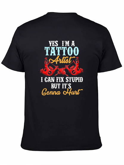 Tattoo Artist Funny Graphic Tee - Gonna Hurt!