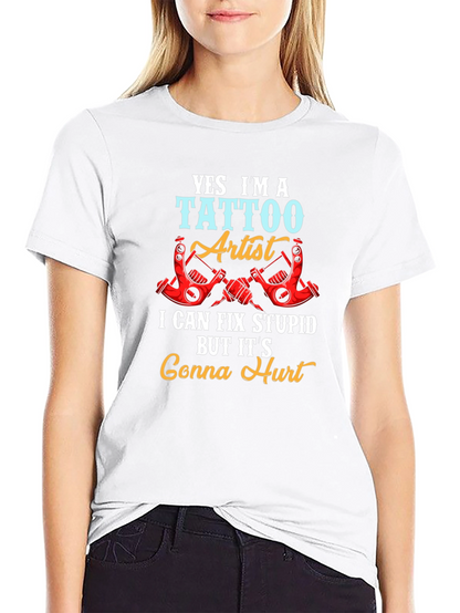 Tattoo Artist Funny Graphic Tee - Gonna Hurt!
