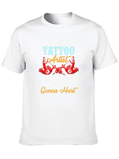 Tattoo Artist Funny Graphic Tee - Gonna Hurt!