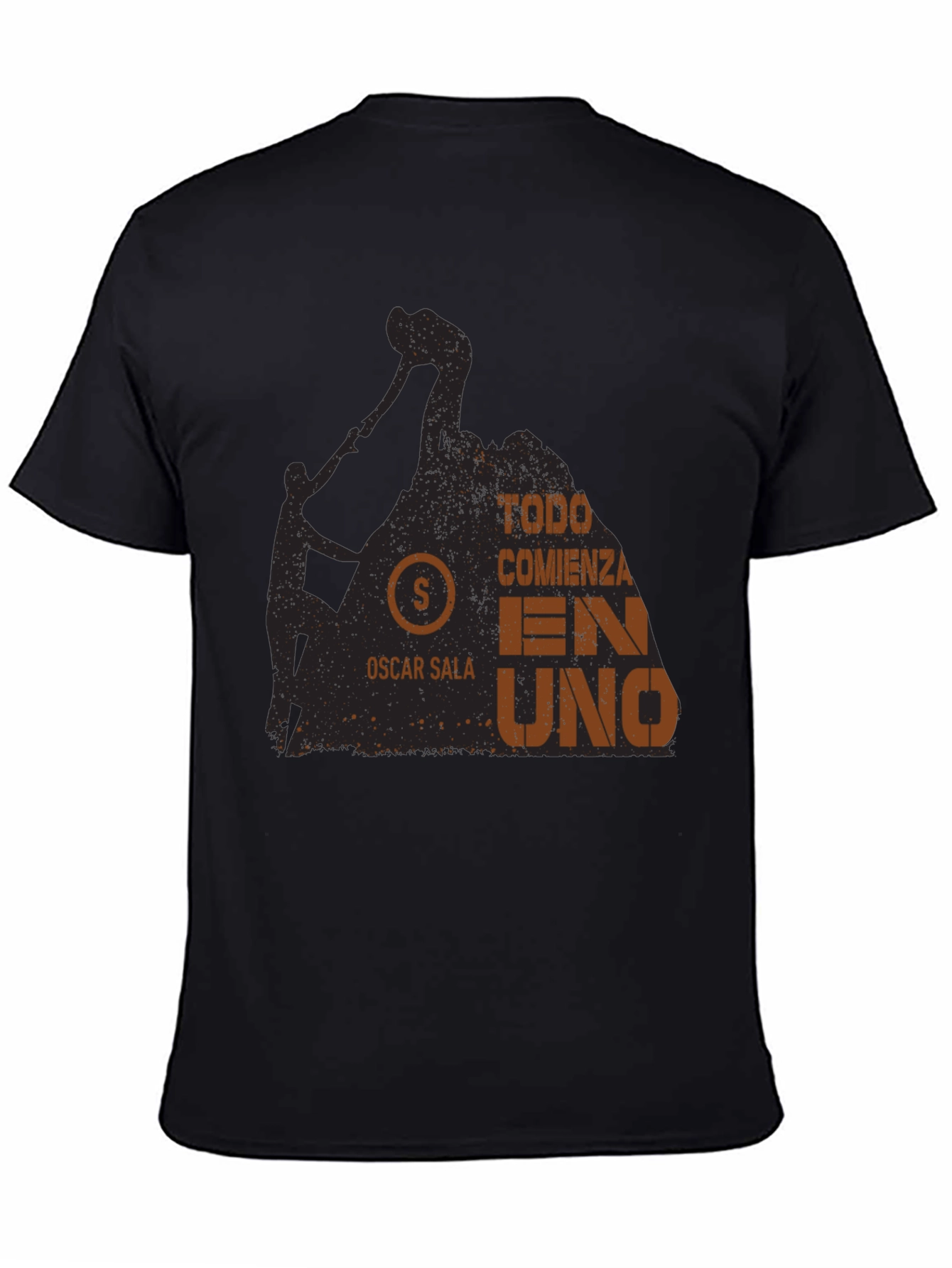 Todo Comienza En Uno T-Shirt - Rock Climbing Design