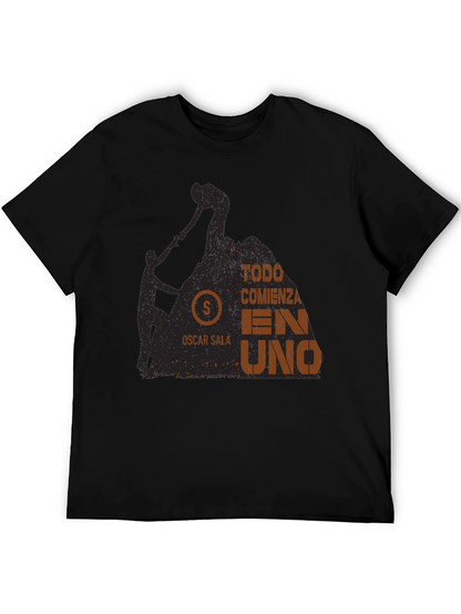 Todo Comienza En Uno T-Shirt - Rock Climbing Design