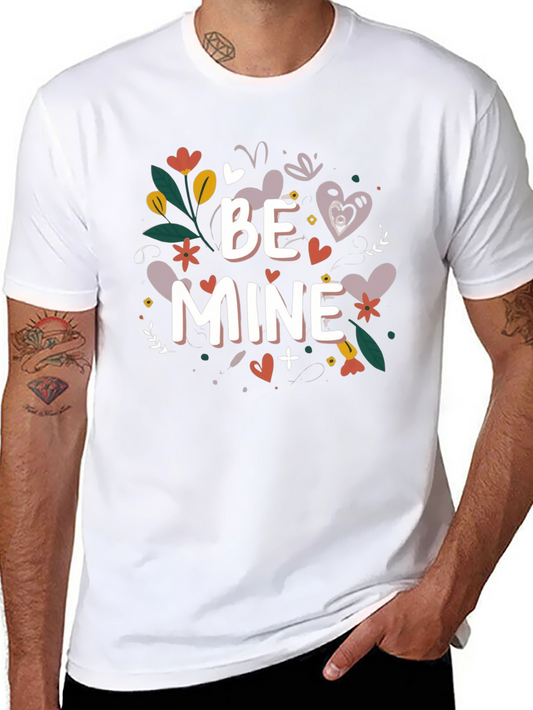 Be Mine Floral Valentines Day T-Shirt