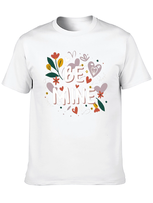 Be Mine Floral Valentines Day T-Shirt