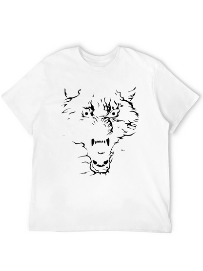 Black Wolf Graphic T-Shirt