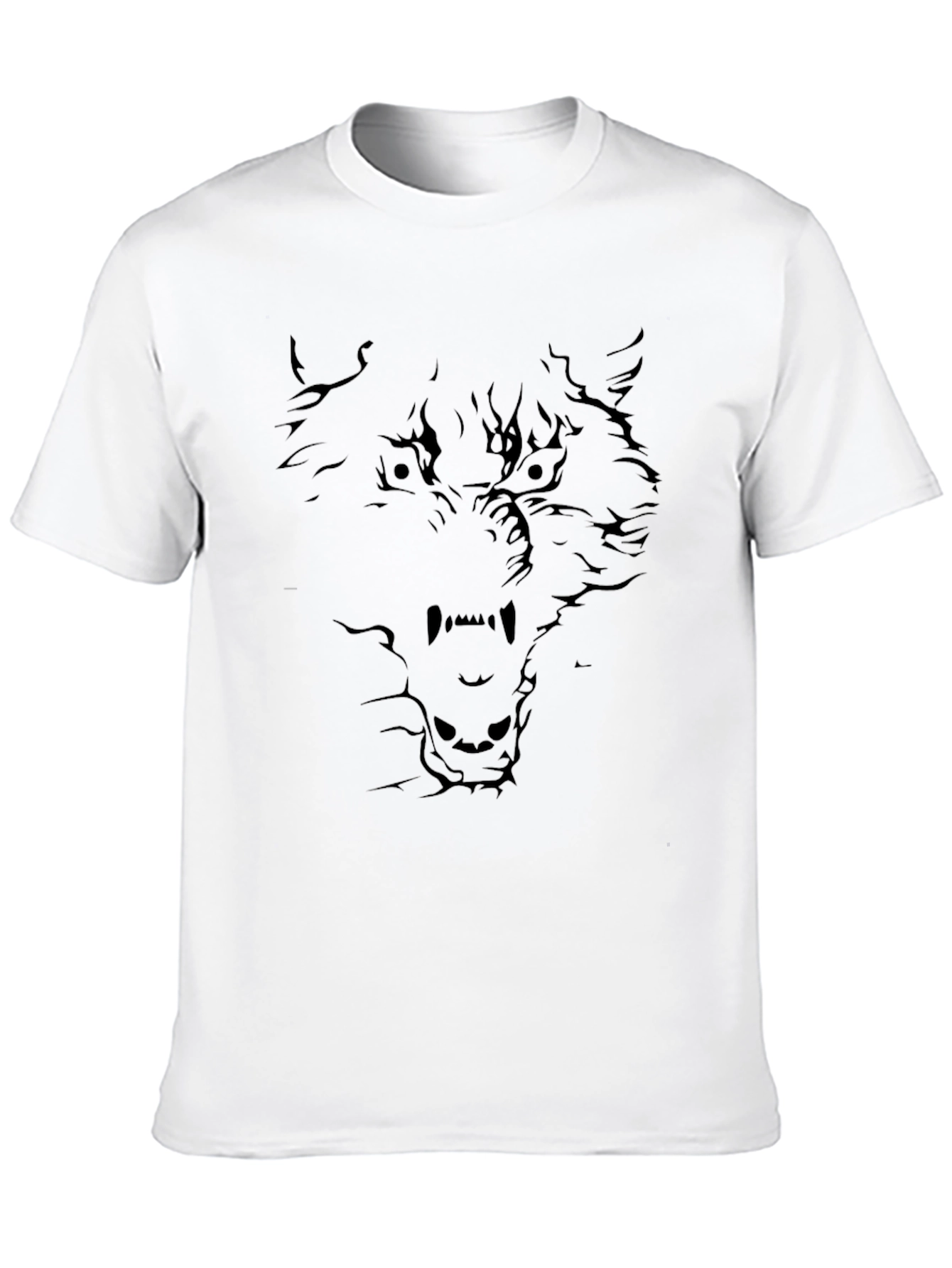 Black Wolf Graphic T-Shirt