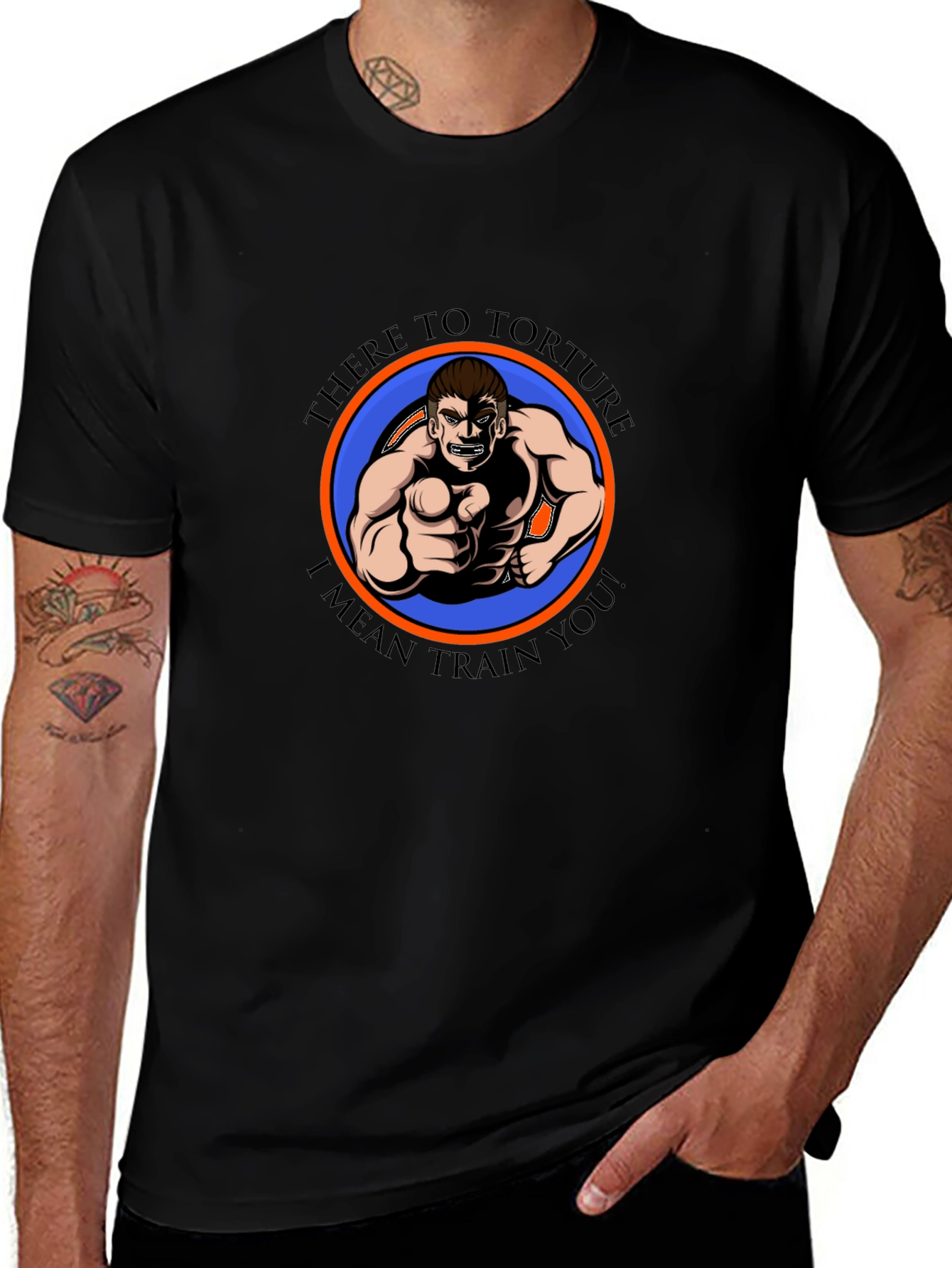 There to Torture Funny Workout T-Shirt
