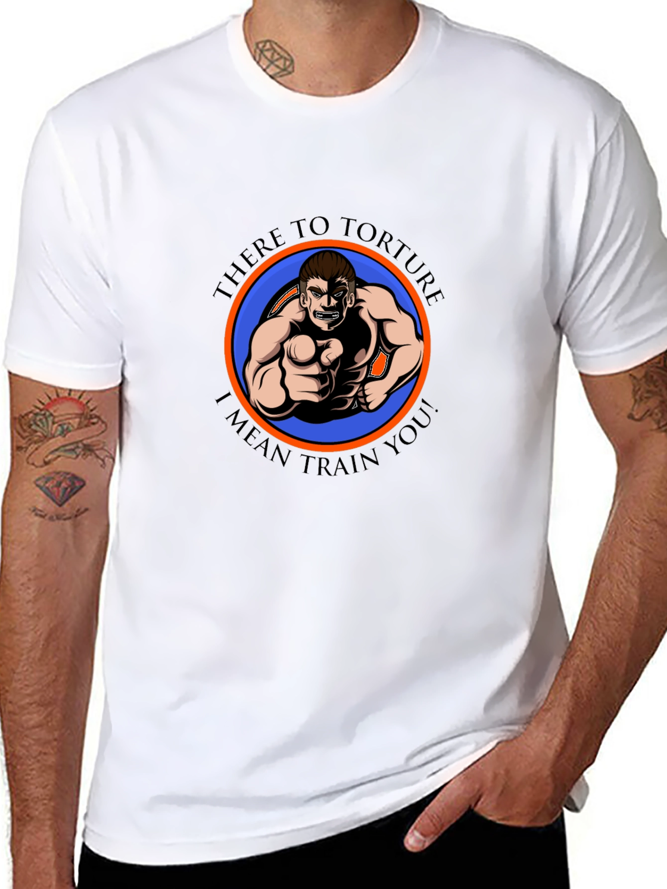There to Torture Funny Workout T-Shirt