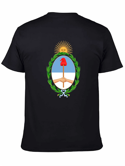 Argentina Coat of Arms Black T-Shirt