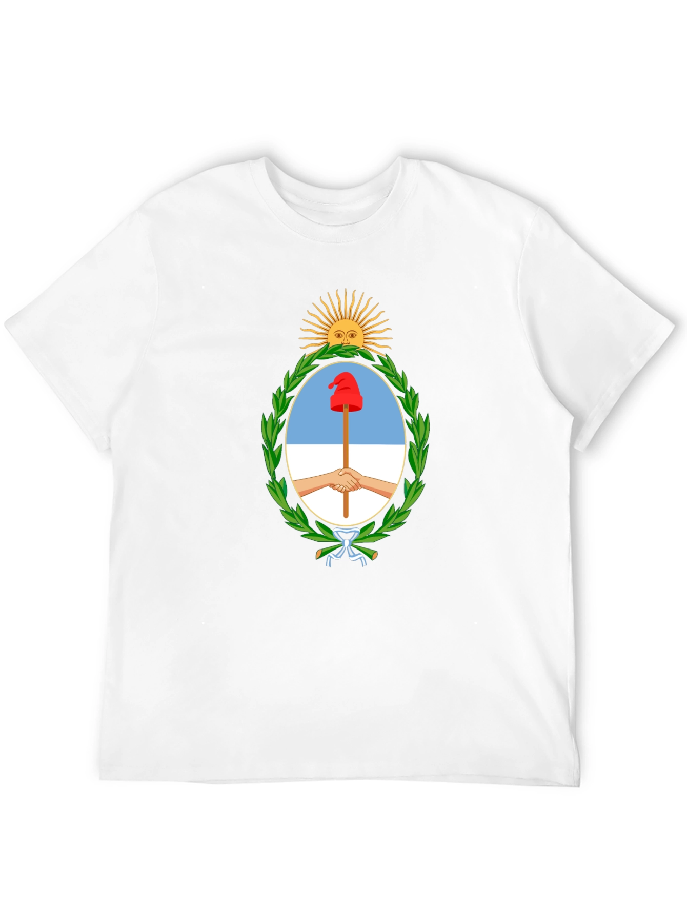 Argentina Coat of Arms Black T-Shirt
