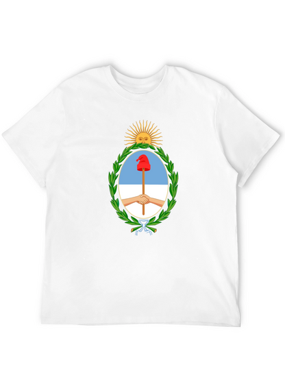 Argentina Coat of Arms Black T-Shirt