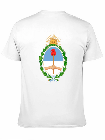 Argentina Coat of Arms Black T-Shirt