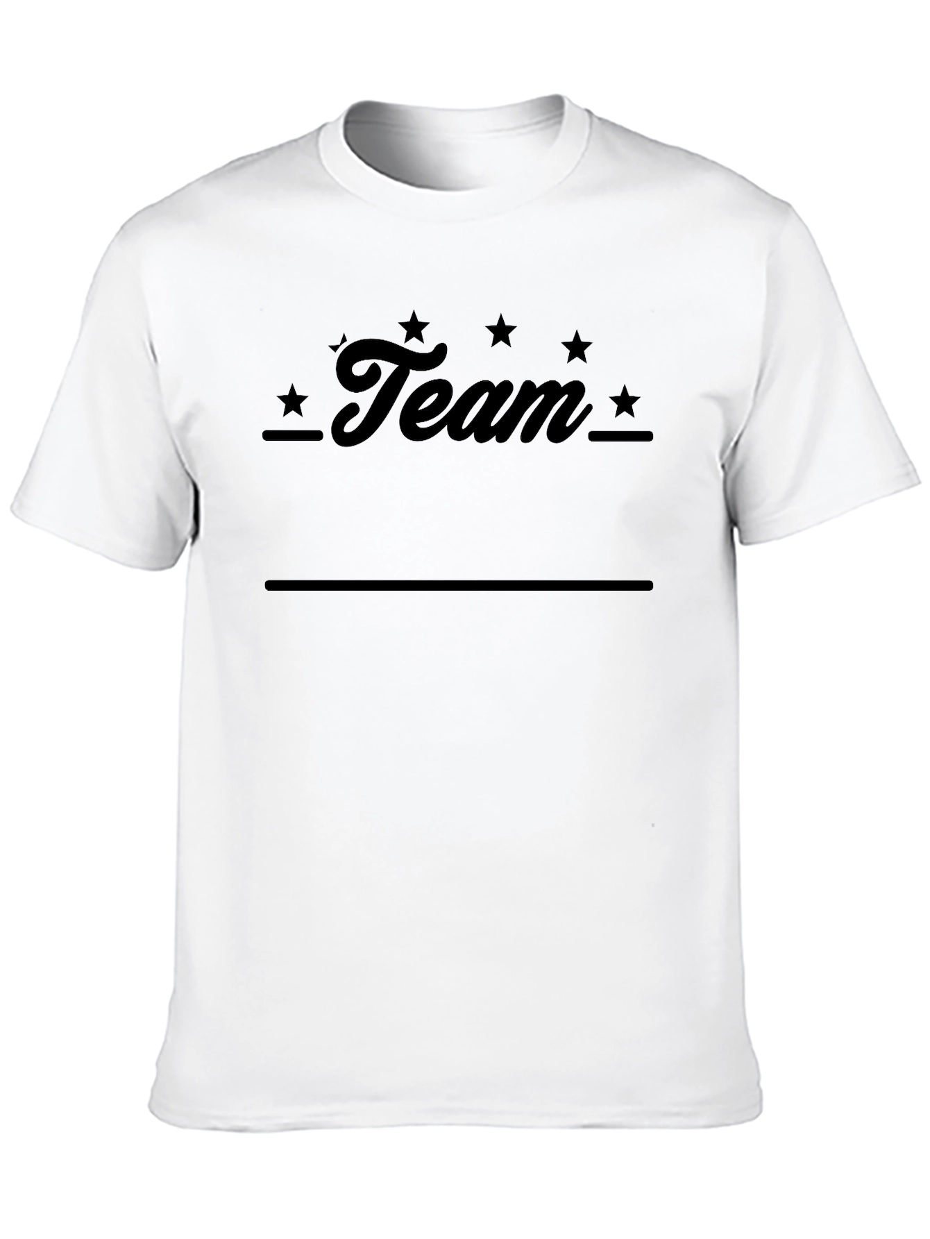 Team Star Graphic T-Shirt - Soft Cotton Blend