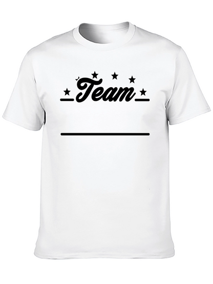 Team Star Graphic T-Shirt - Soft Cotton Blend
