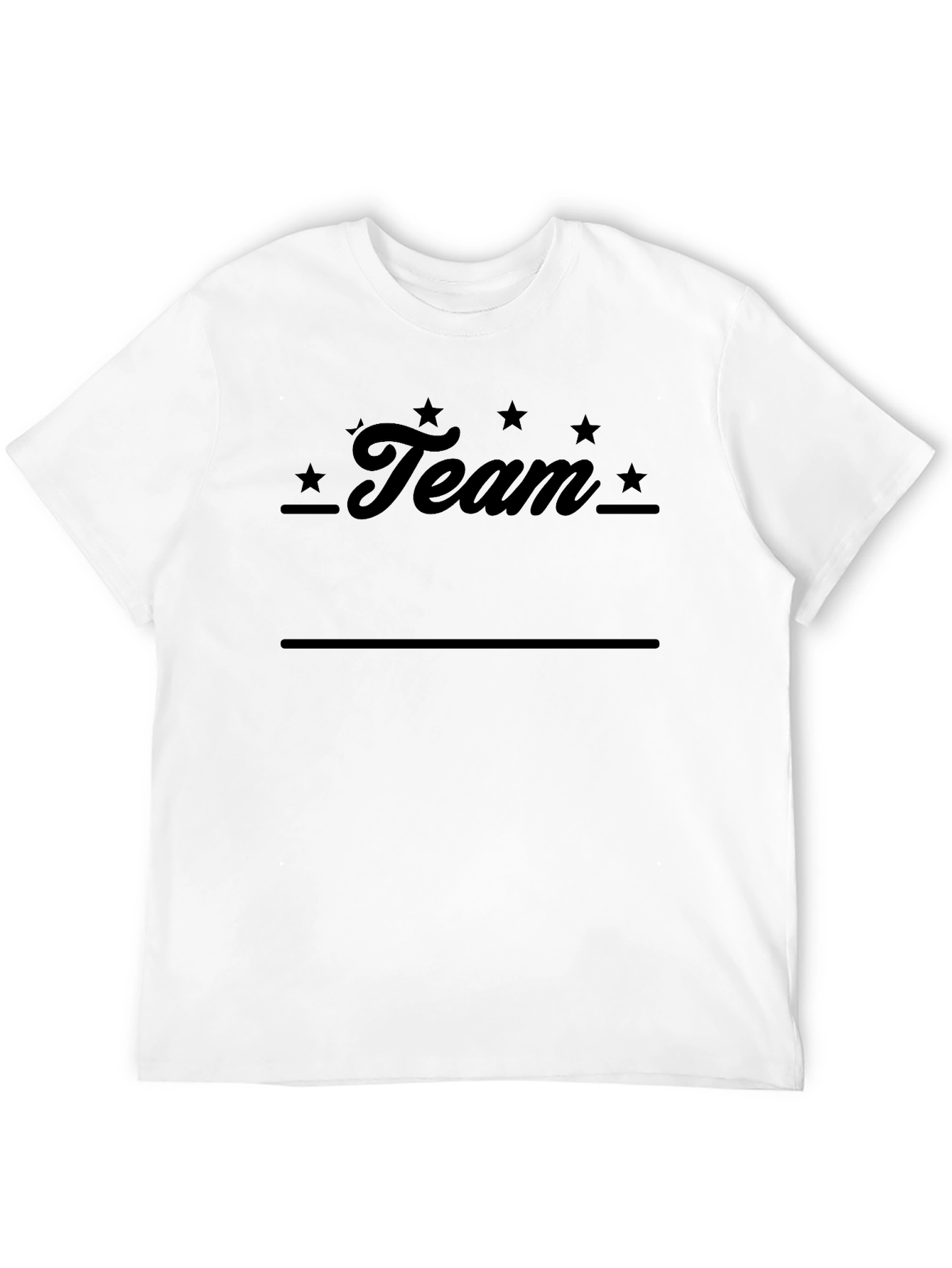 Team Star Graphic T-Shirt - Soft Cotton Blend