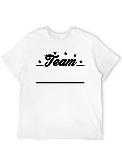 Team Star Graphic T-Shirt - Soft Cotton Blend