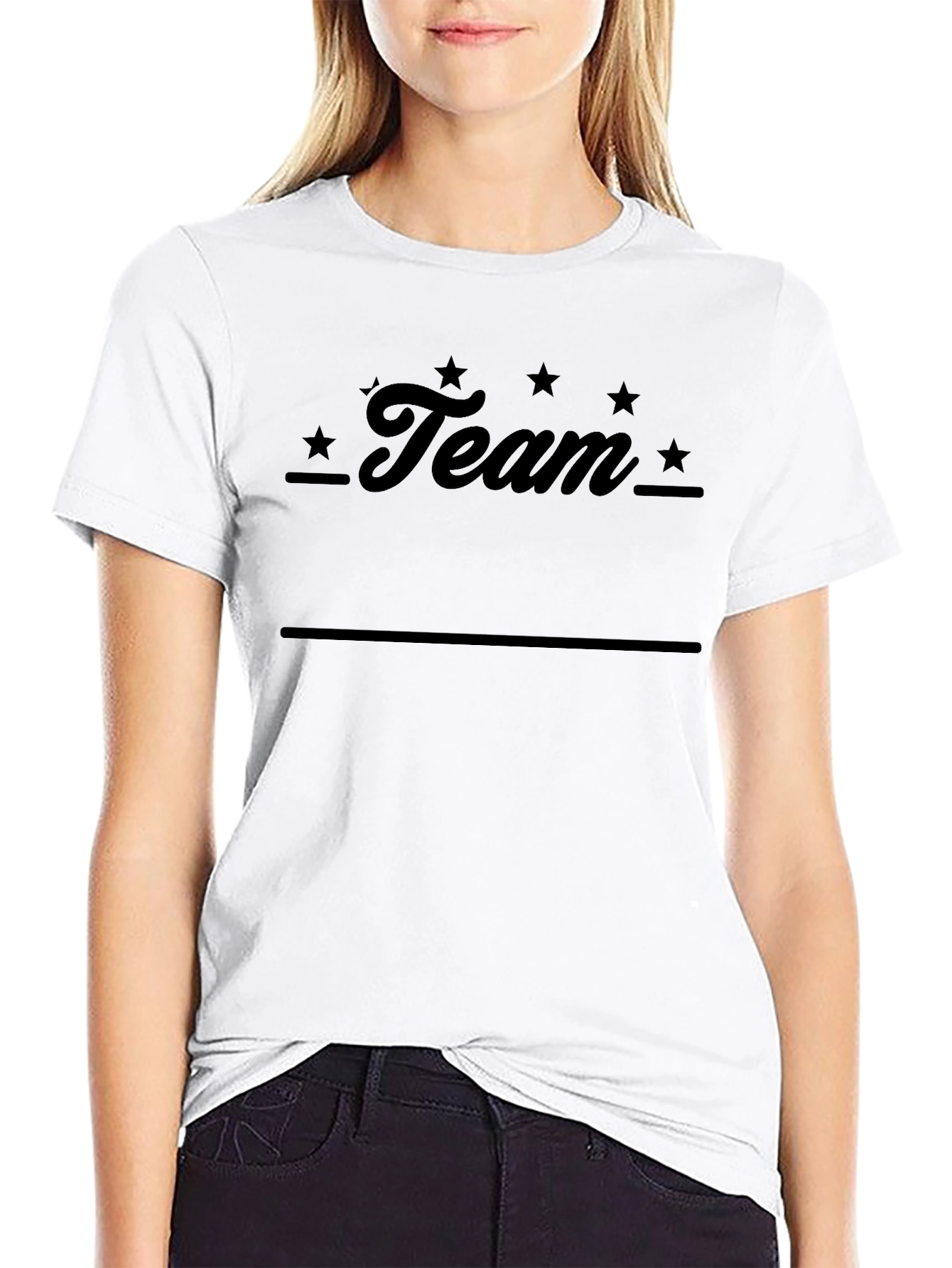 Team Star Graphic T-Shirt - Soft Cotton Blend