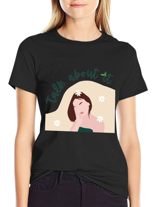 Talk About It T-Shirt - Mental Health Awareness Tee