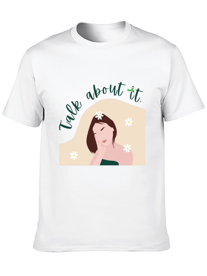 Talk About It T-Shirt - Mental Health Awareness Tee