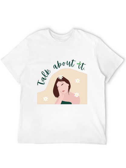 Talk About It T-Shirt - Mental Health Awareness Tee