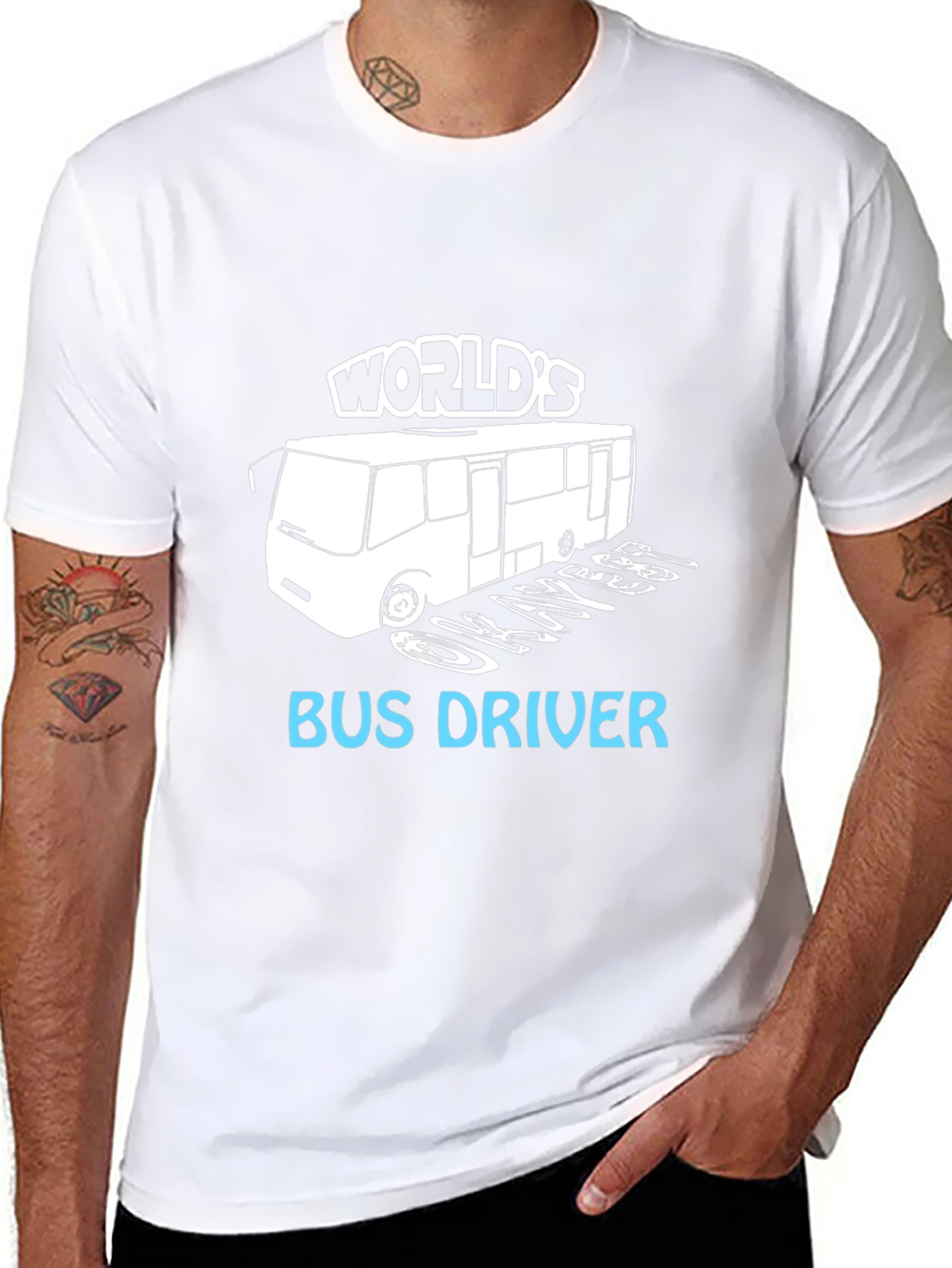 Worlds Okayest Bus Driver T-Shirt