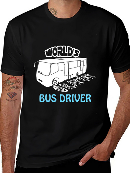 Worlds Okayest Bus Driver T-Shirt