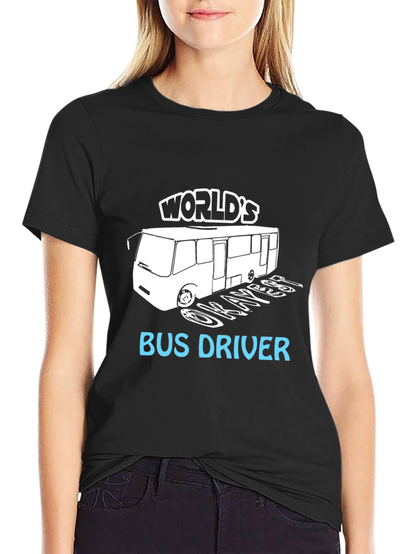 Worlds Okayest Bus Driver T-Shirt