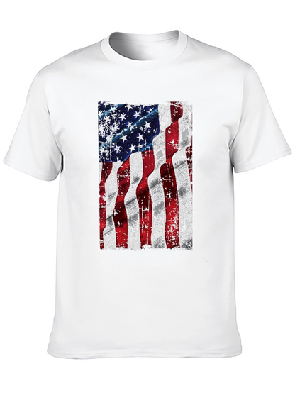 American Flag Graphic Tee - Patriotic Style