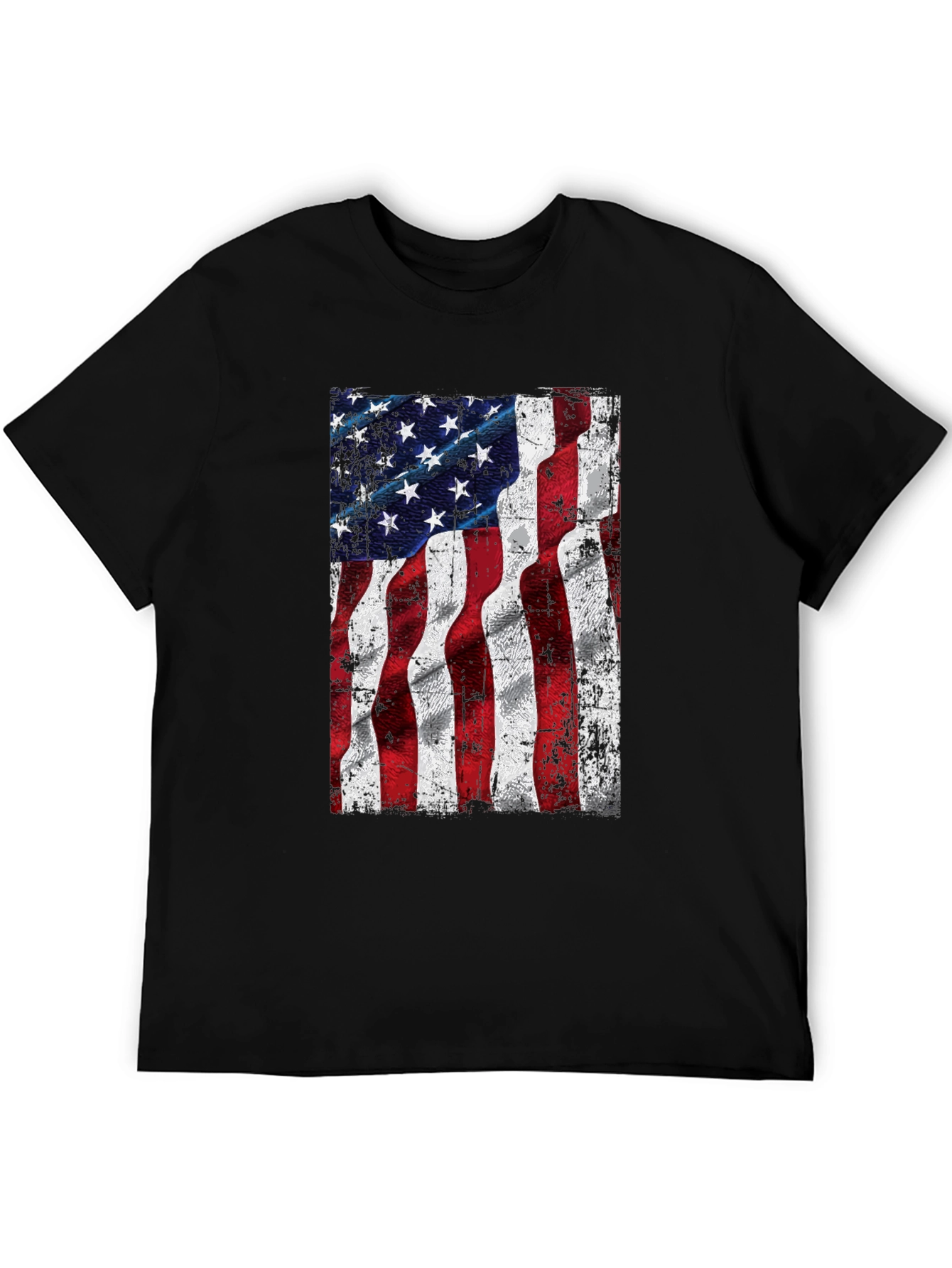 American Flag Graphic Tee - Patriotic Style