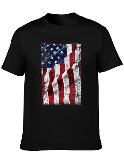 American Flag Graphic Tee - Patriotic Style