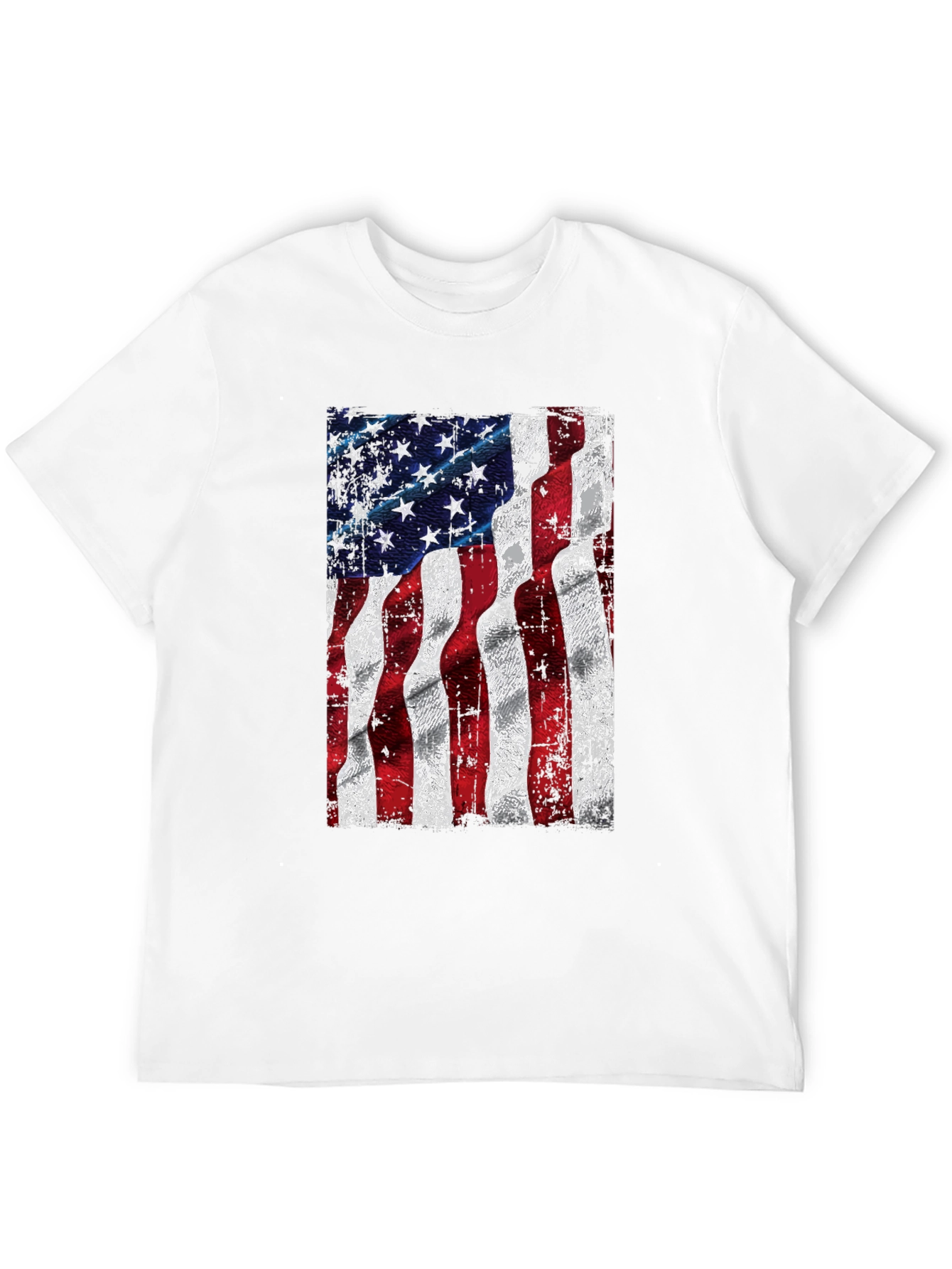 American Flag Graphic Tee - Patriotic Style