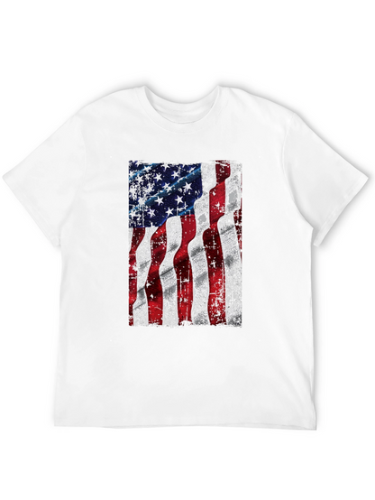 American Flag Graphic Tee - Patriotic Style