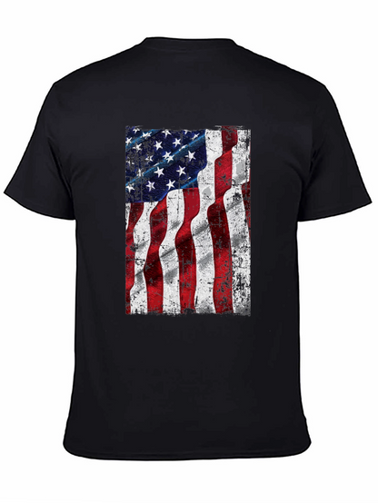 American Flag Graphic Tee - Patriotic Style