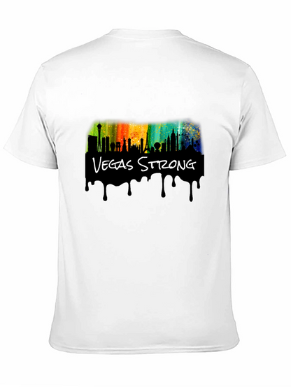 Vegas Strong Black Graphic T-Shirt