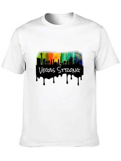 Vegas Strong Black Graphic T-Shirt