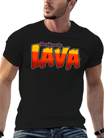 The Floor is Lava Retro Graphic T-Shirt