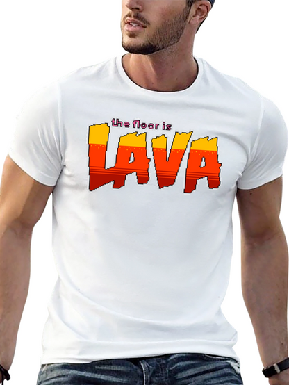 The Floor is Lava Retro Graphic T-Shirt