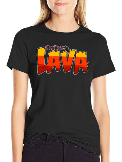 The Floor is Lava Retro Graphic T-Shirt
