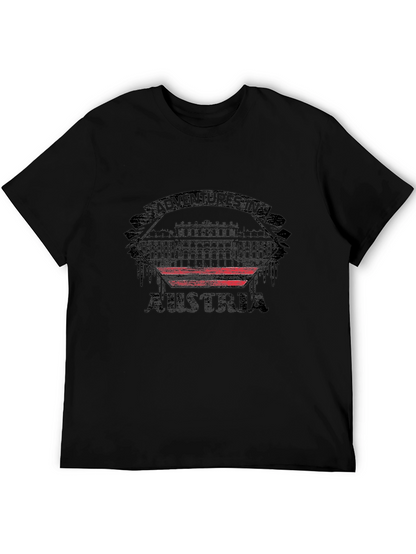 Adventures in Austria Black Graphic T-Shirt