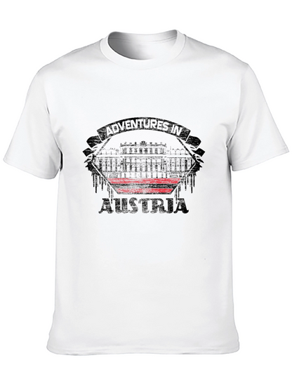 Adventures in Austria Black Graphic T-Shirt