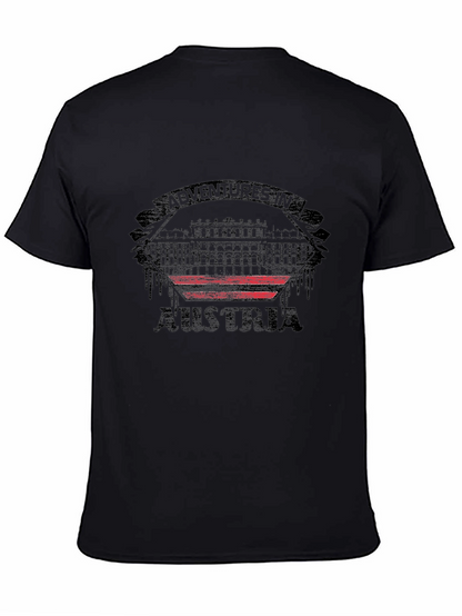 Adventures in Austria Black Graphic T-Shirt