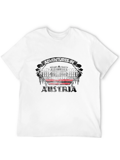 Adventures in Austria Black Graphic T-Shirt