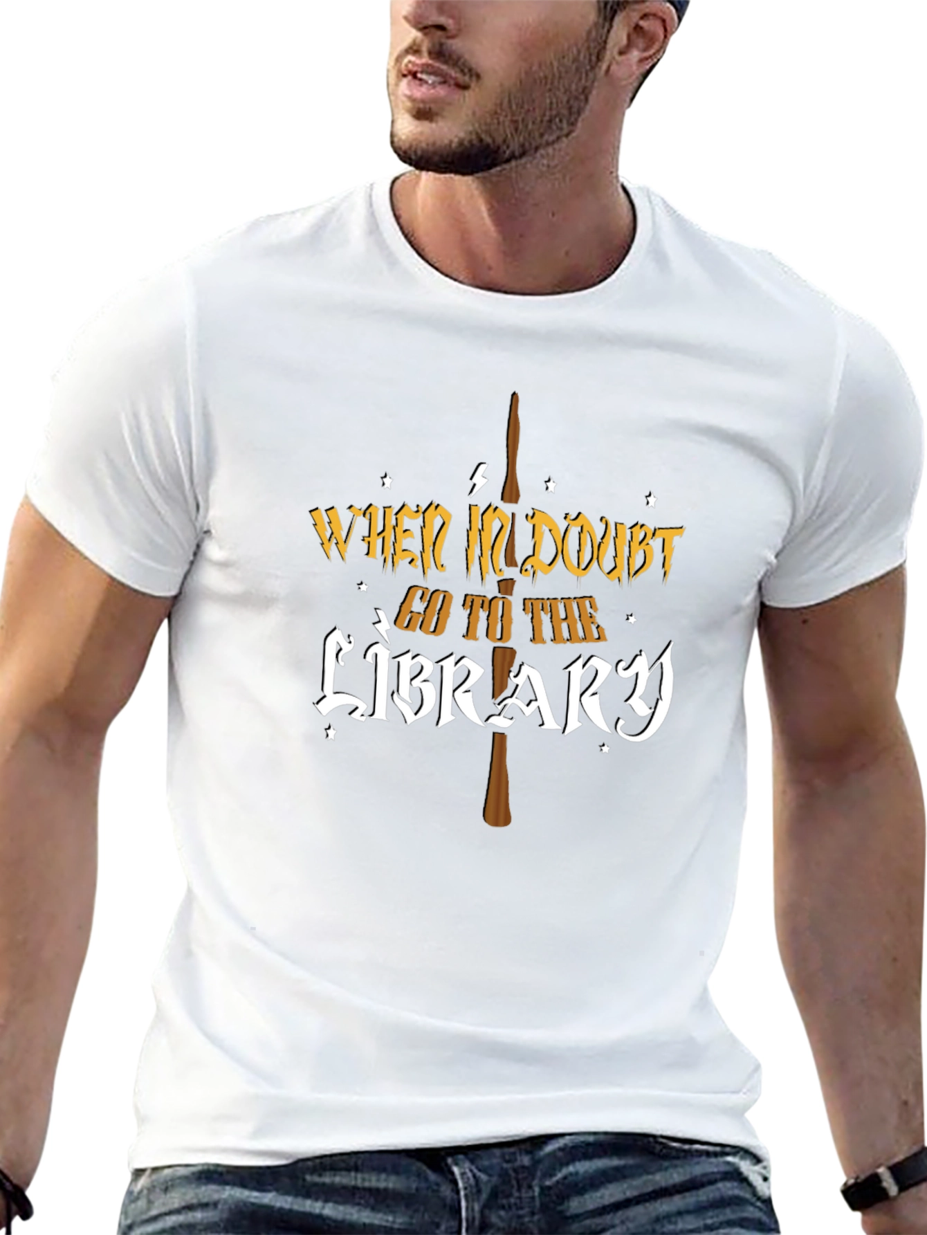 When In Doubt Go To The Library T-Shirt