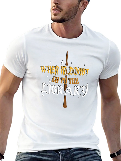 When In Doubt Go To The Library T-Shirt