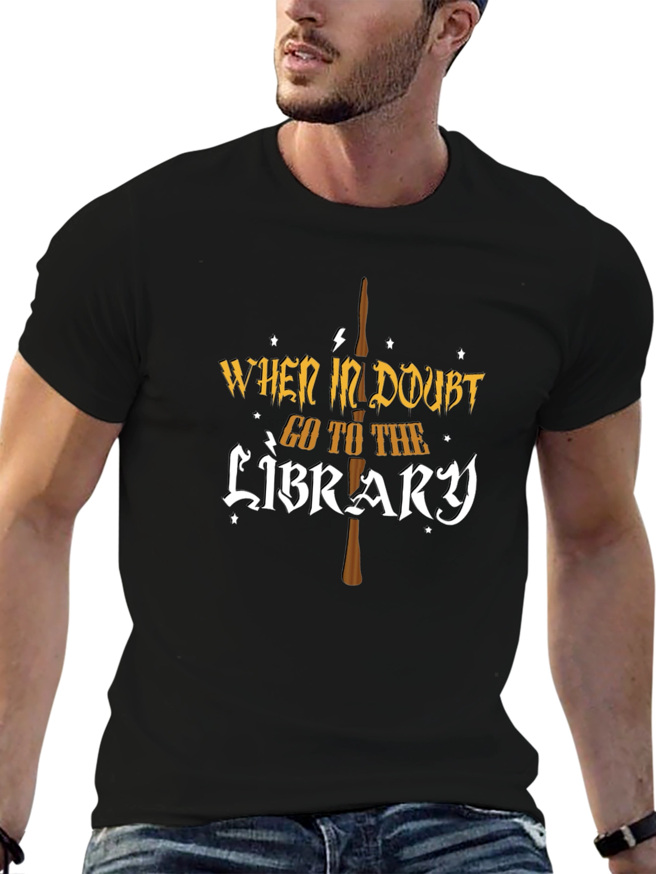 When In Doubt Go To The Library T-Shirt