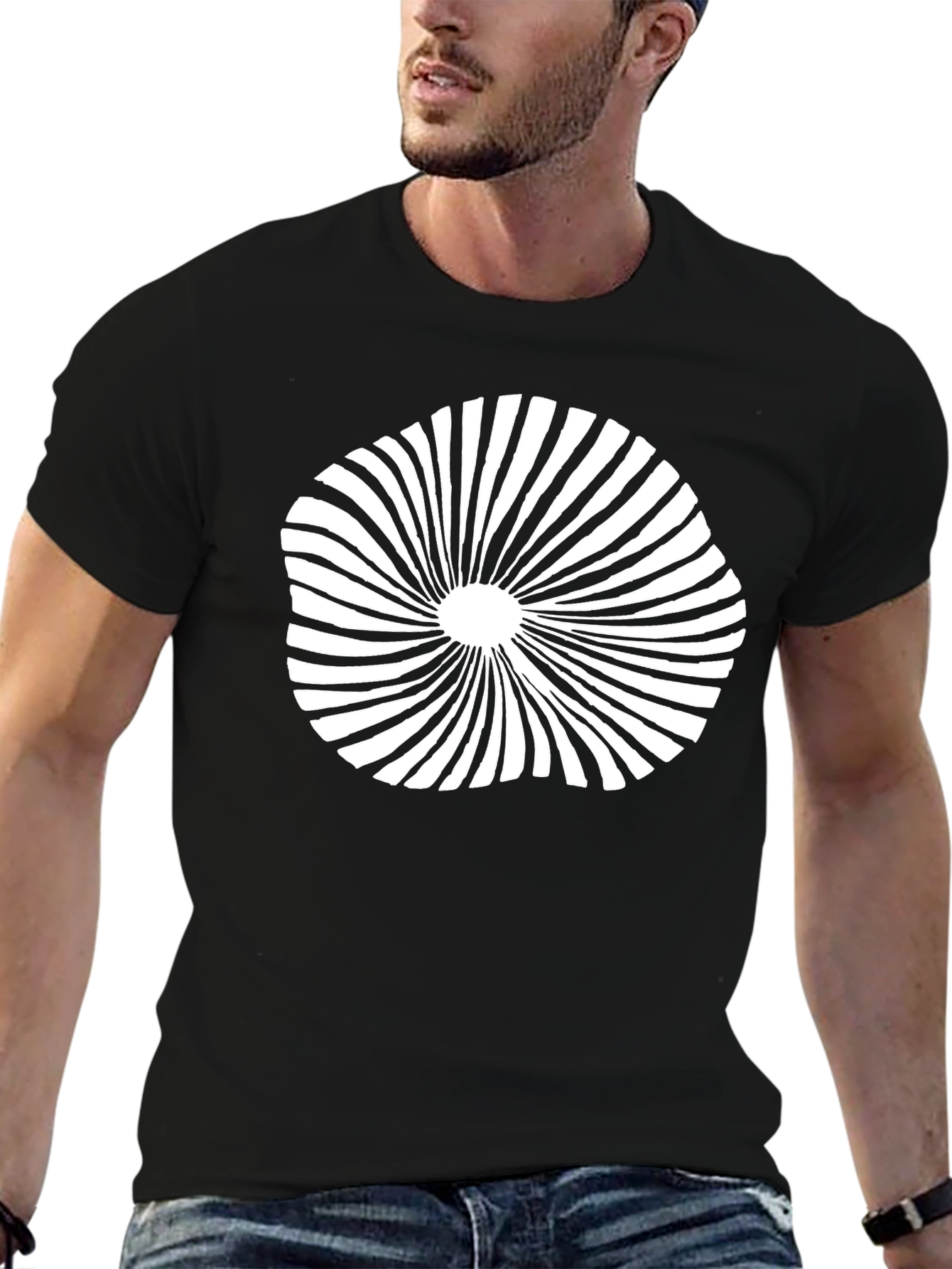 Abstract Burst Graphic T-Shirt