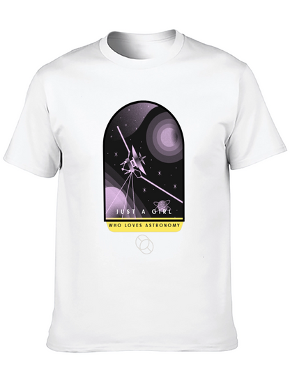 Astronomy Lover Black Graphic Tee