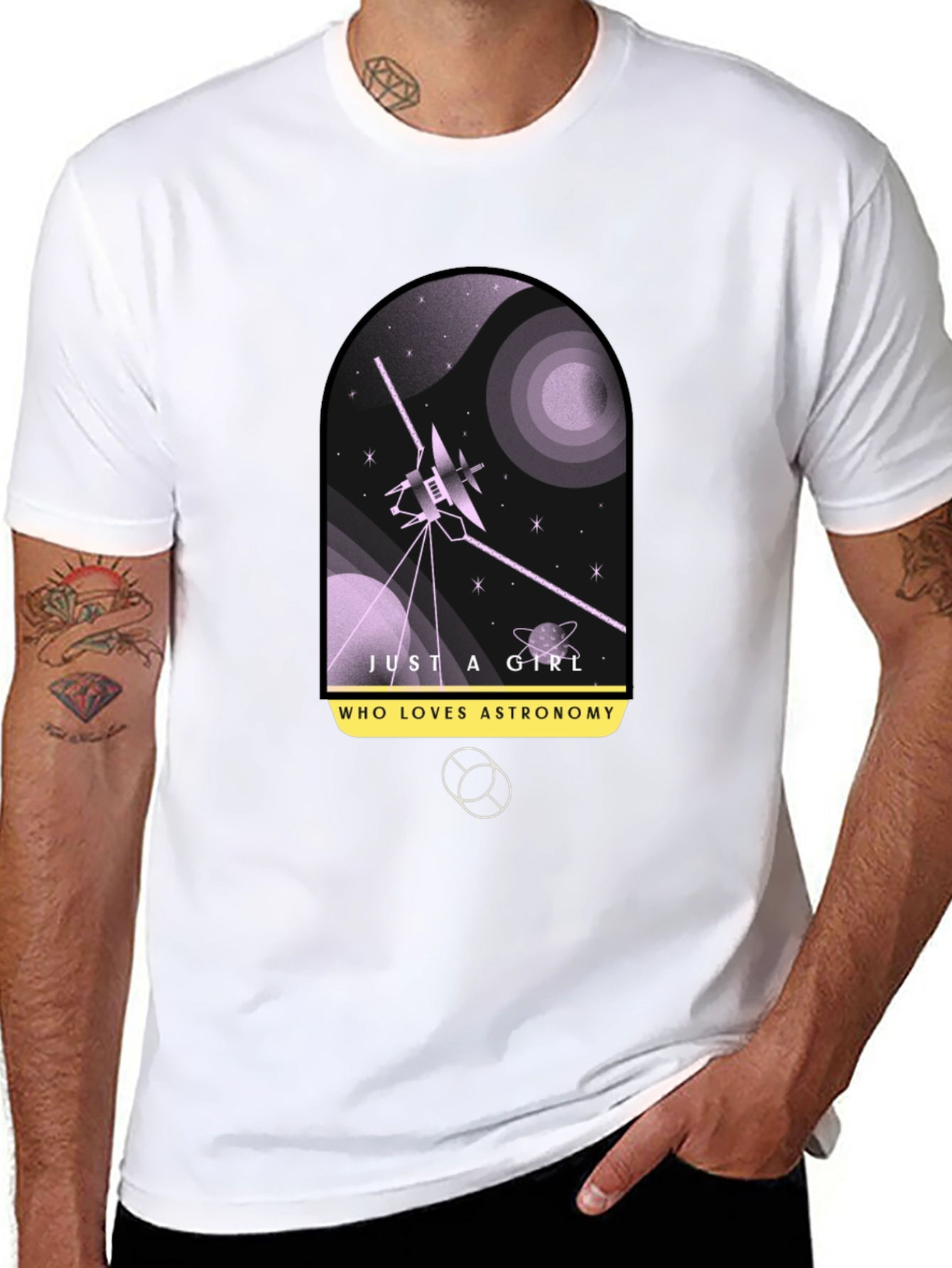 Astronomy Lover Black Graphic Tee