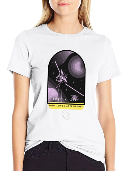 Astronomy Lover Black Graphic Tee