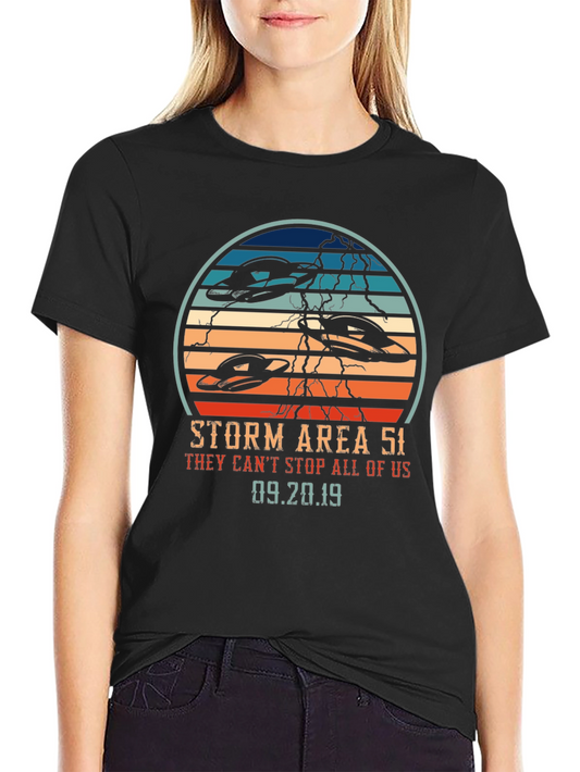 Storm Area 51 Graphic Tee - They Cant Stop All of Us