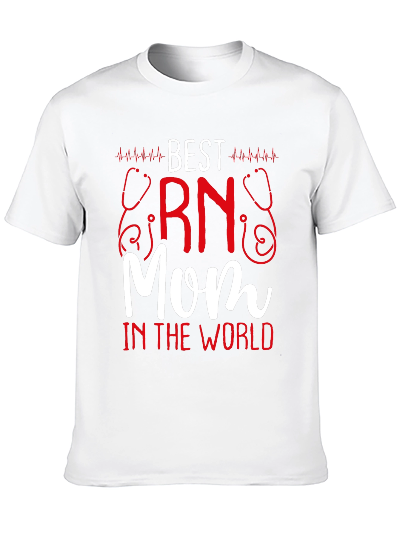 Best RN Mom T-Shirt - Nurse Appreciation